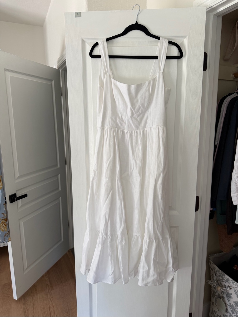 Reformation White Bucatini Linen Dress - Picture 3 of 7